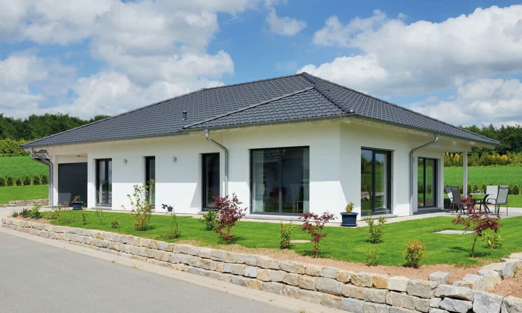 Außenansicht Haus Birken von Fertighaus WEISS