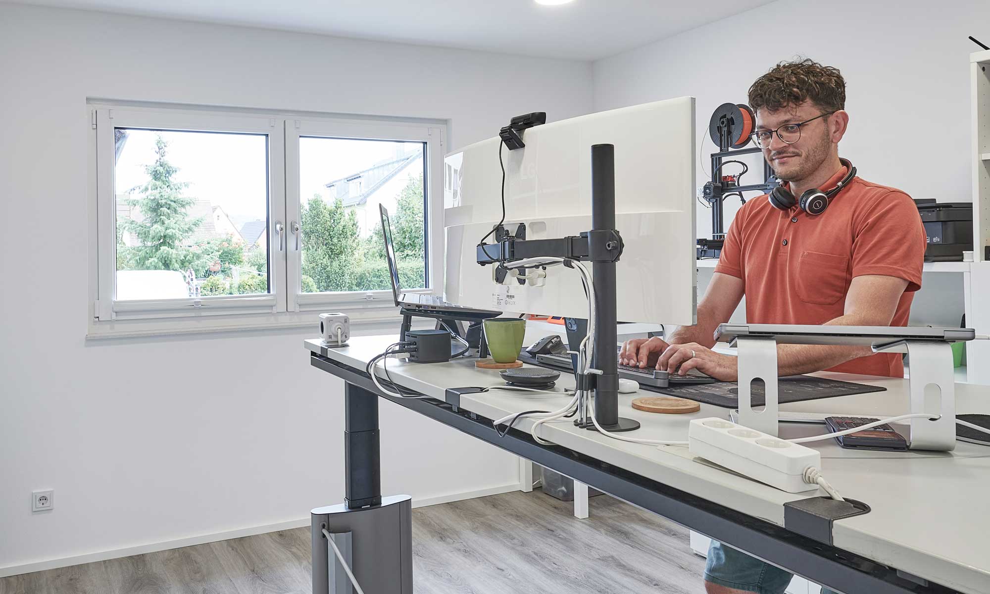 Arbeitszimmer vom Kundenhaus Willming von Fertighaus WEISS