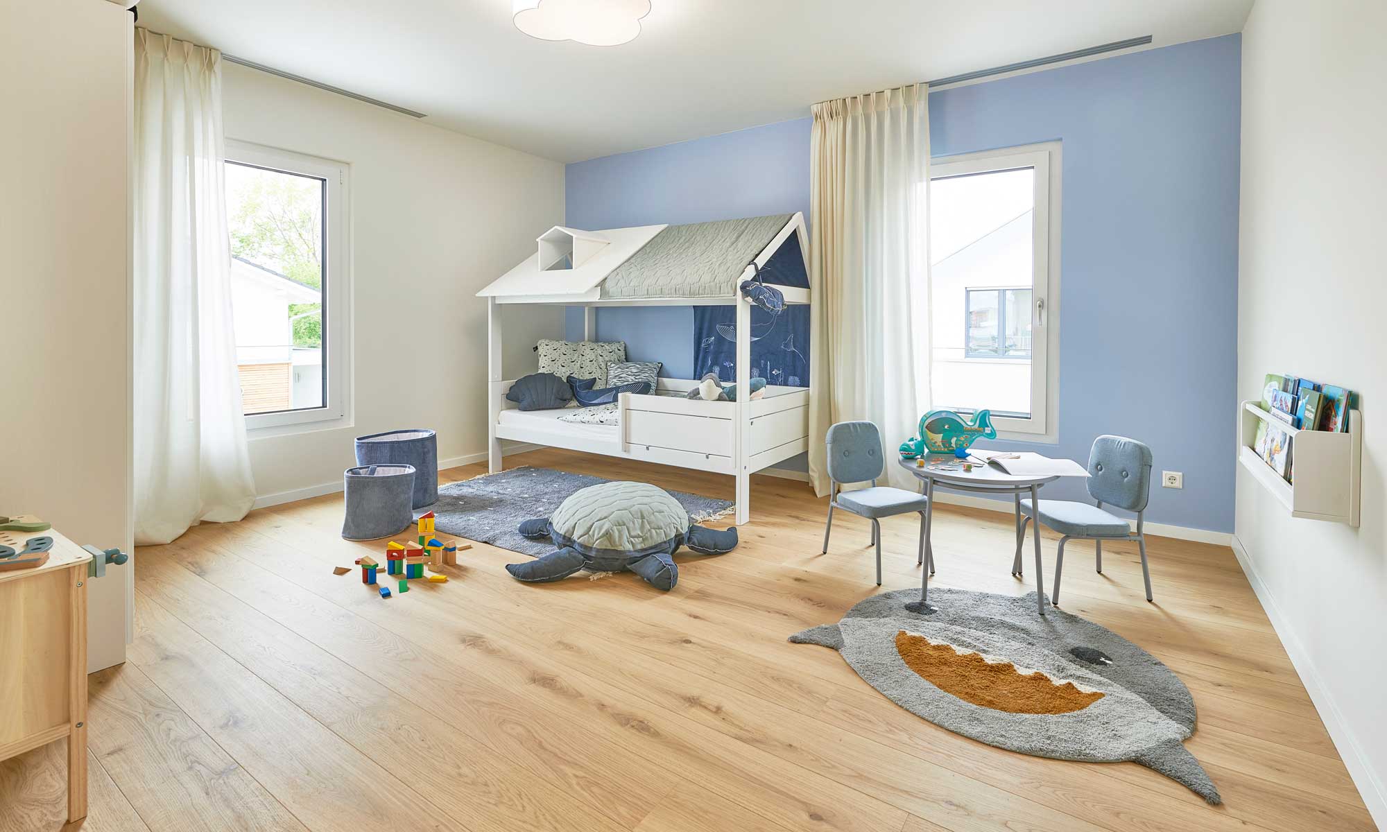 Kinderzimmer im Musterhaus Urbanlife in Mannheim