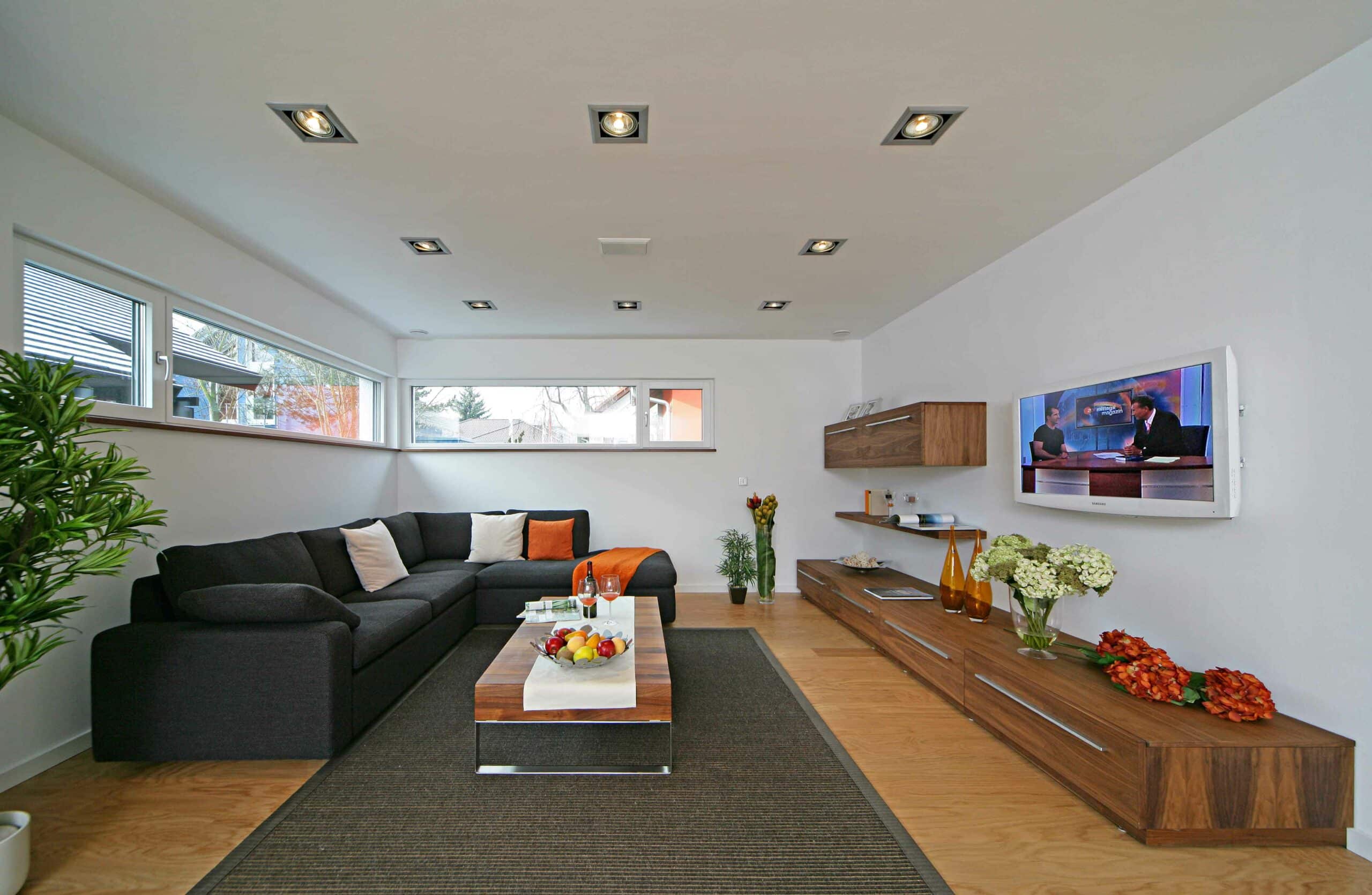 Wohnbereich Musterhaus Emotion Fellbach von Fertighaus WEISS