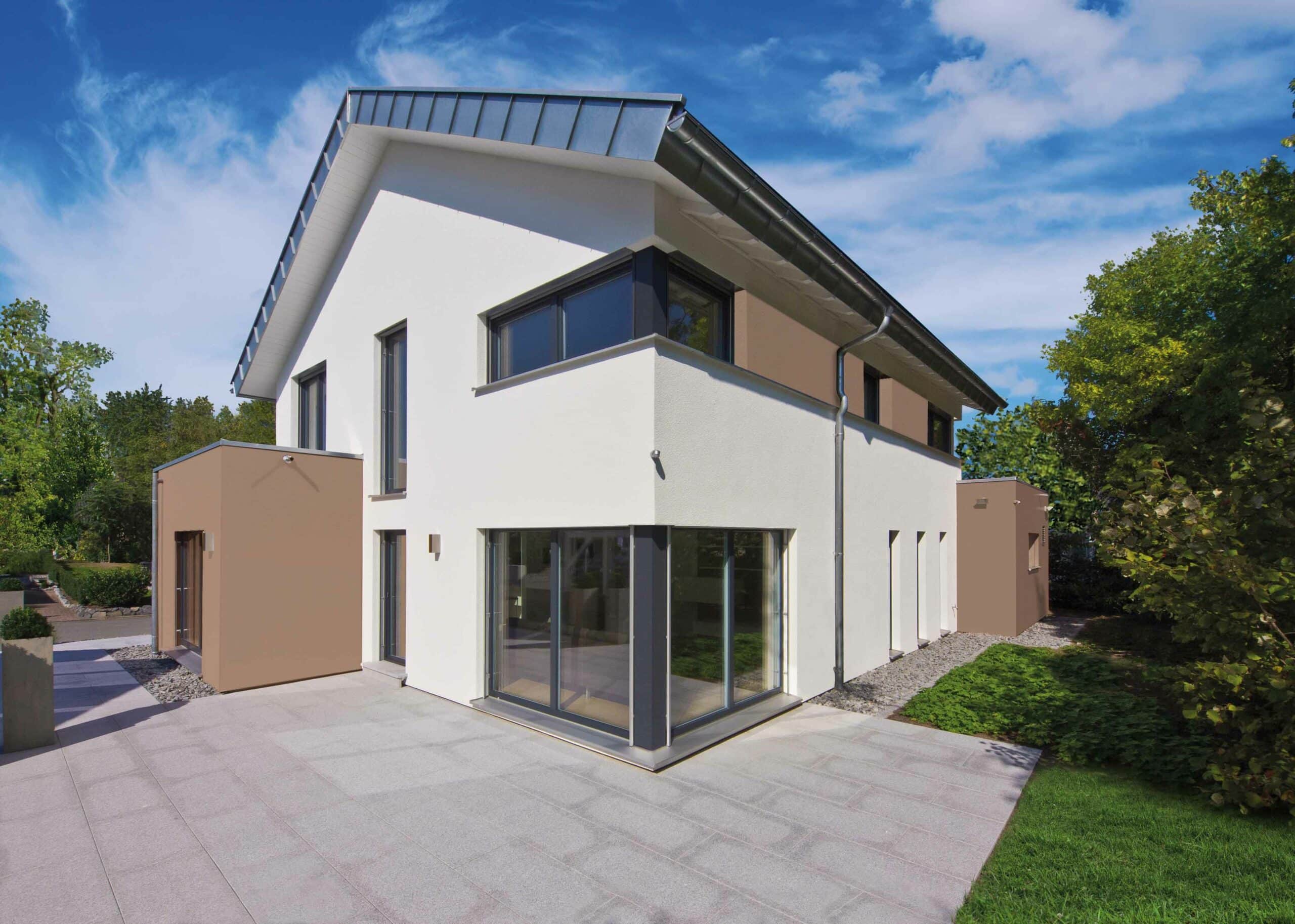 Satteldach Musterhaus Future Mannheim von Fertighaus WEISS