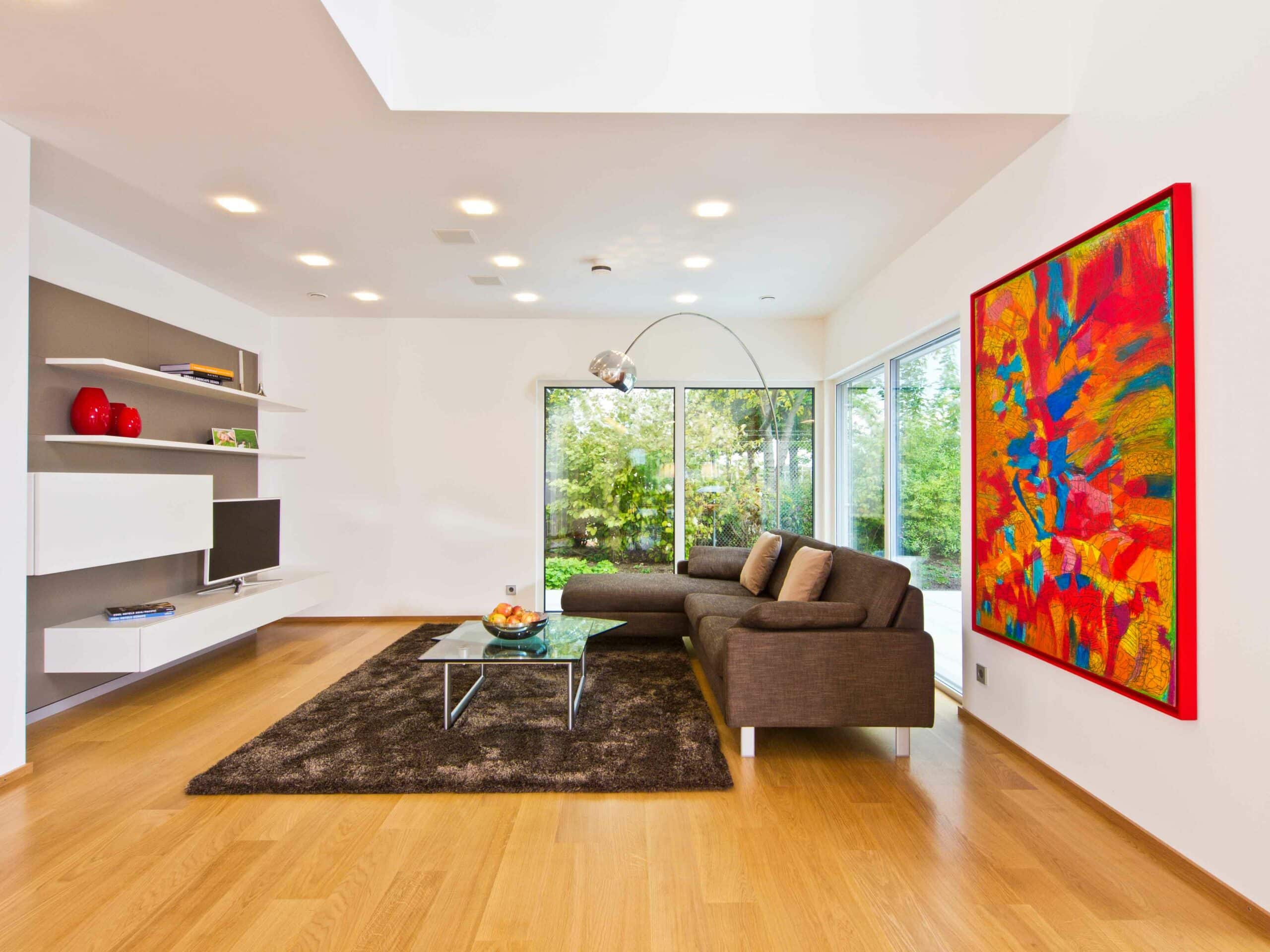 Wohnbereich Musterhaus Future Mannheim von Fertighaus WEISS