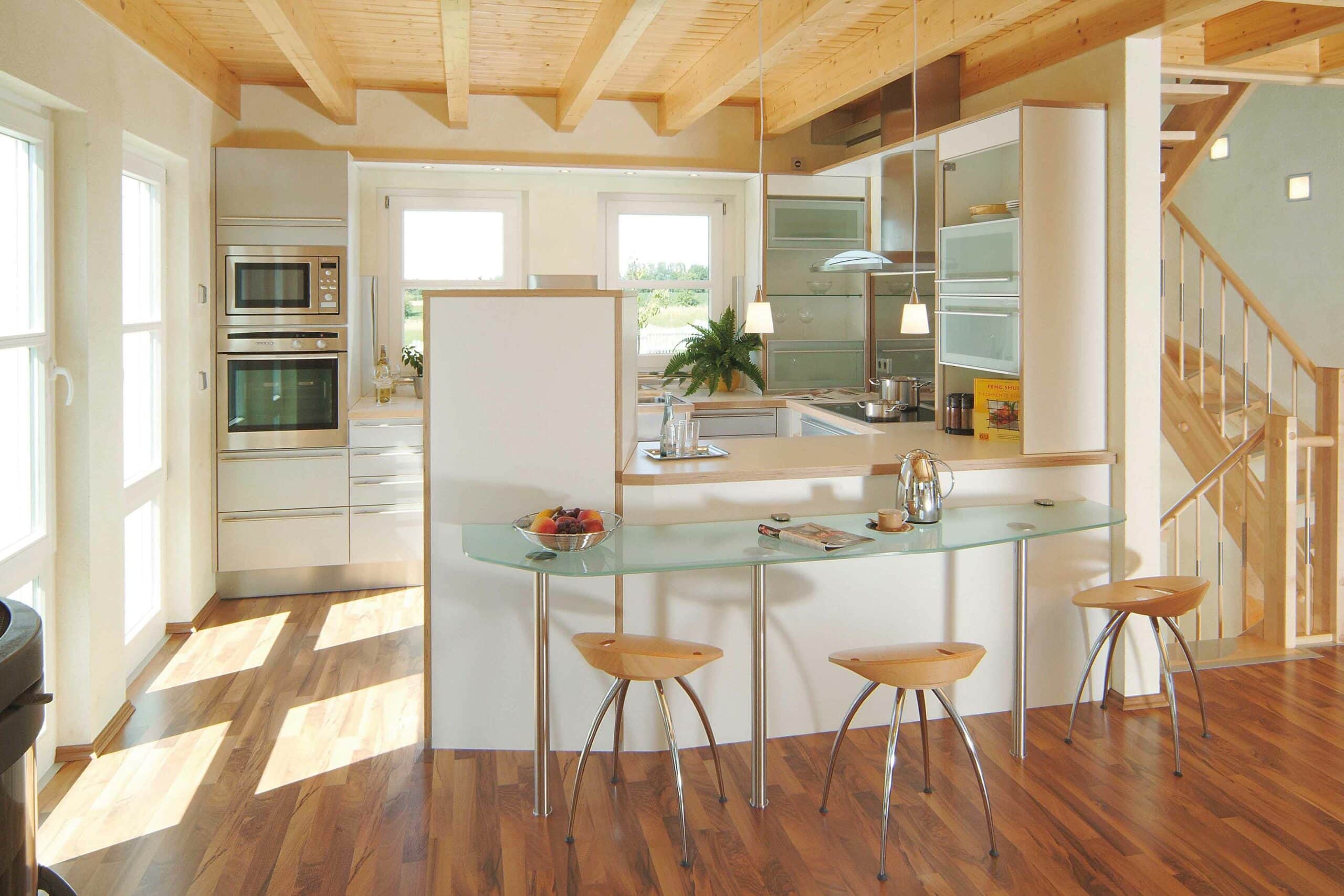 Küche Musterhaus Vision von Fertighaus WEISS