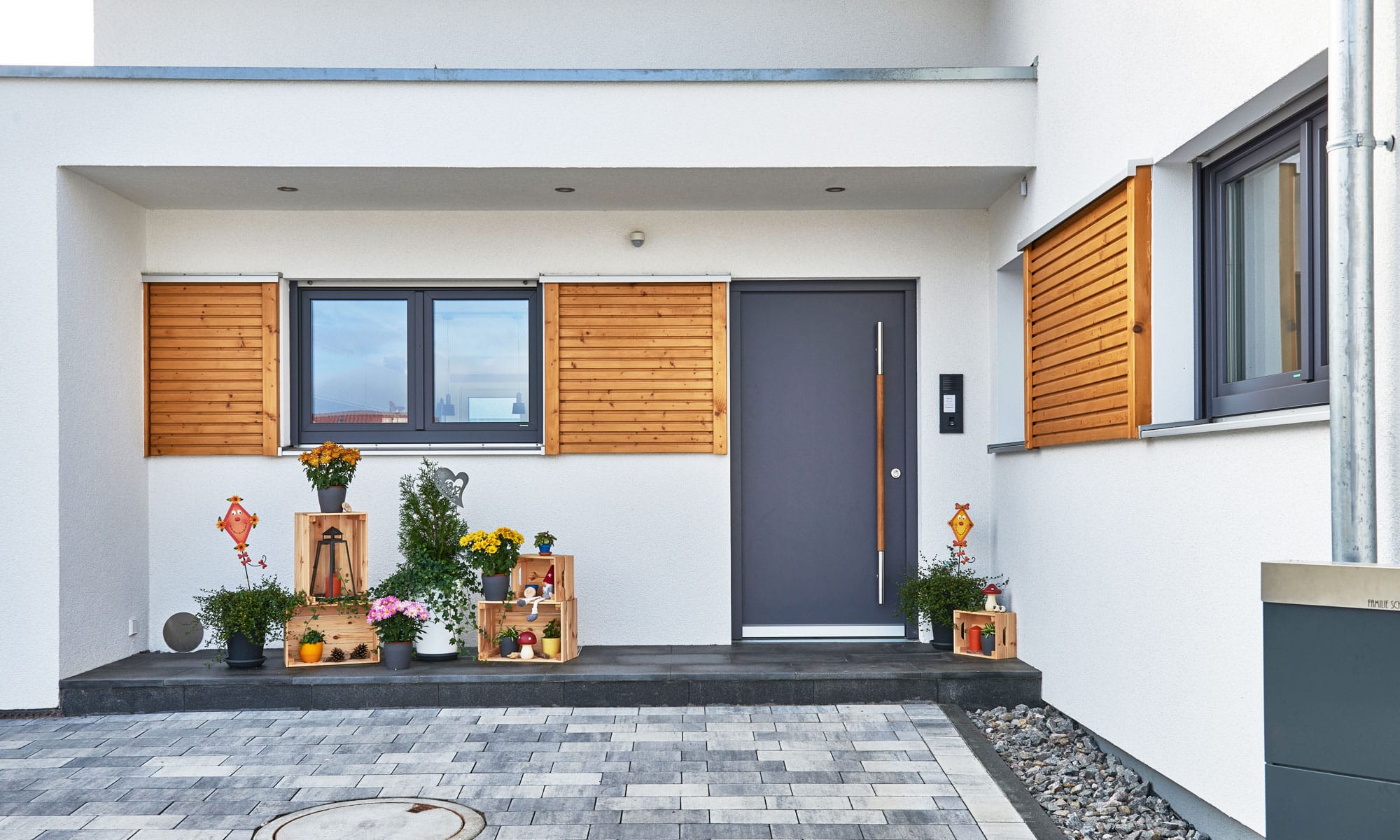 Haustür vom Haus Schumacher von Fertighaus WEISS