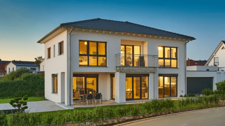 Außenansicht Haus Prümmer von Fertighaus WEISS