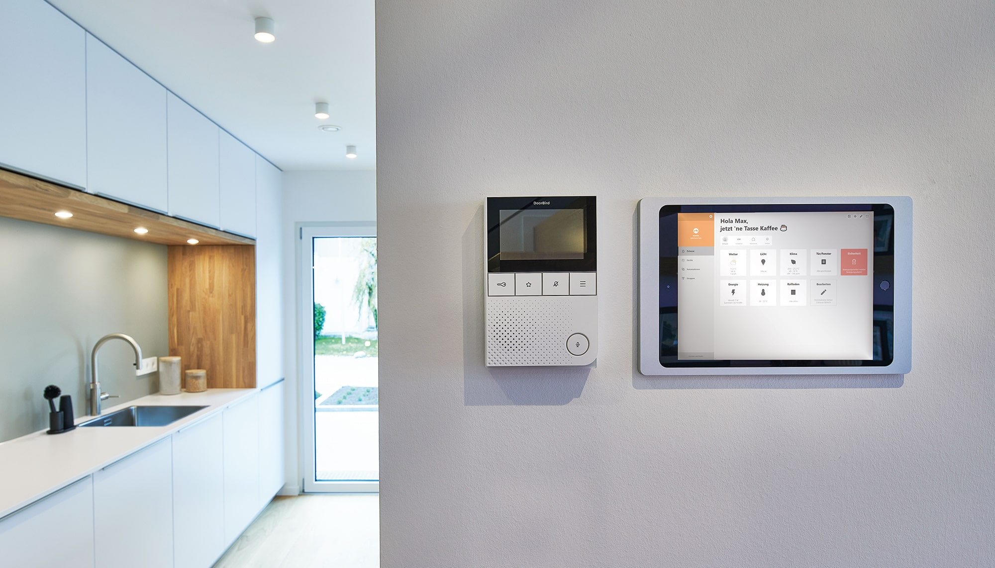 Smarte Home Musterhaus Balance Poing von Fertighaus WEISS