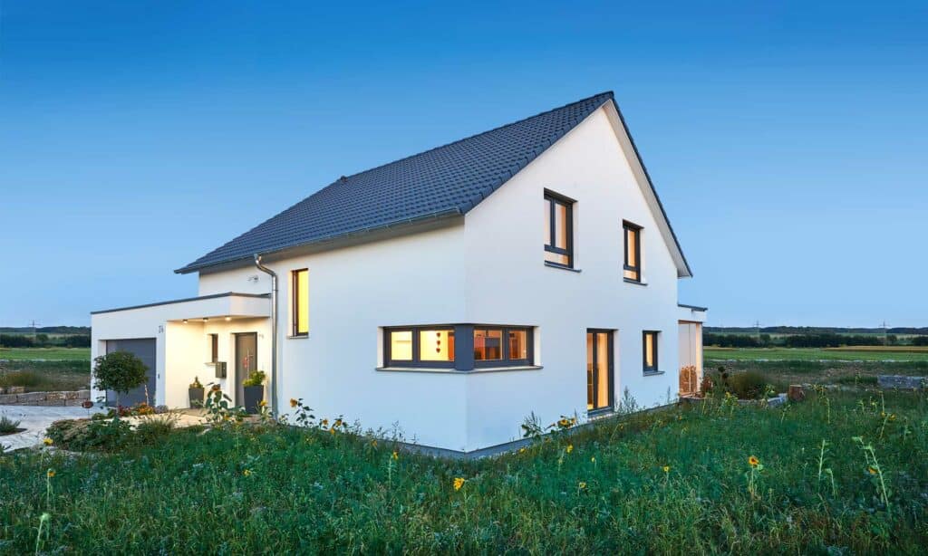 Außenansicht Haus Diehm von Fertighaus WEISS
