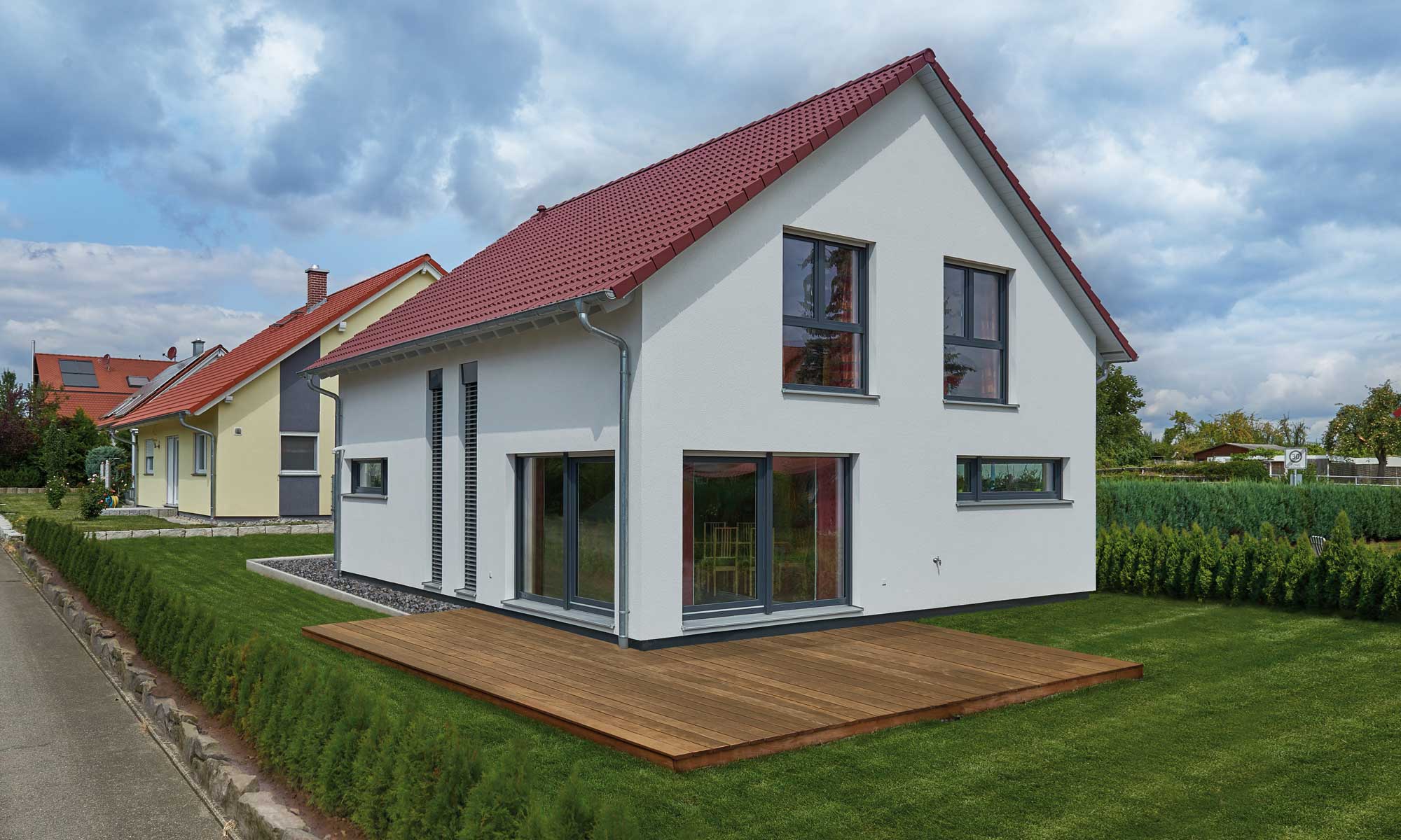 Außenansicht Haus Giesel von Fertighaus WEISS