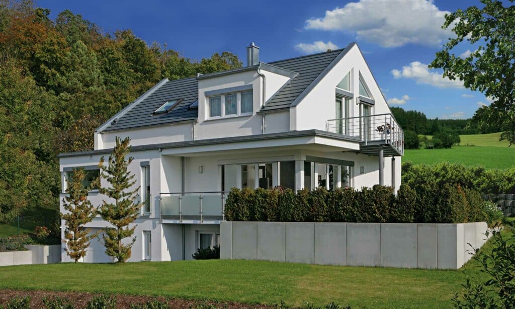 Außenansicht Haus Lieder von Fertighaus WEISS