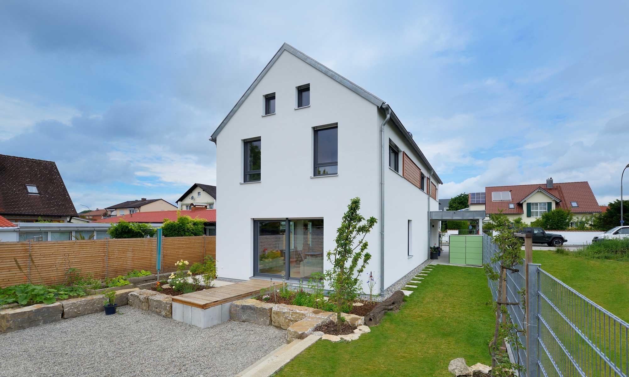 Außenansicht Haus Moder von Fertighaus WEISS