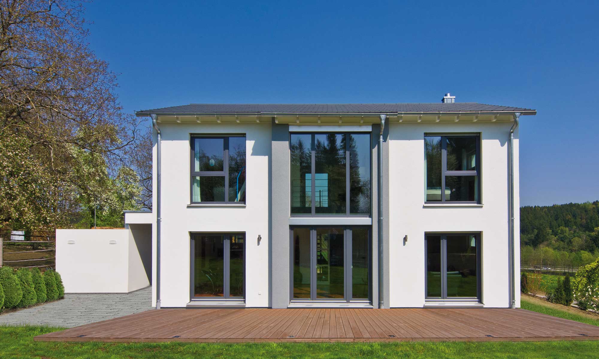 Terrasse Haus Müller1 von Fertighaus WEISS