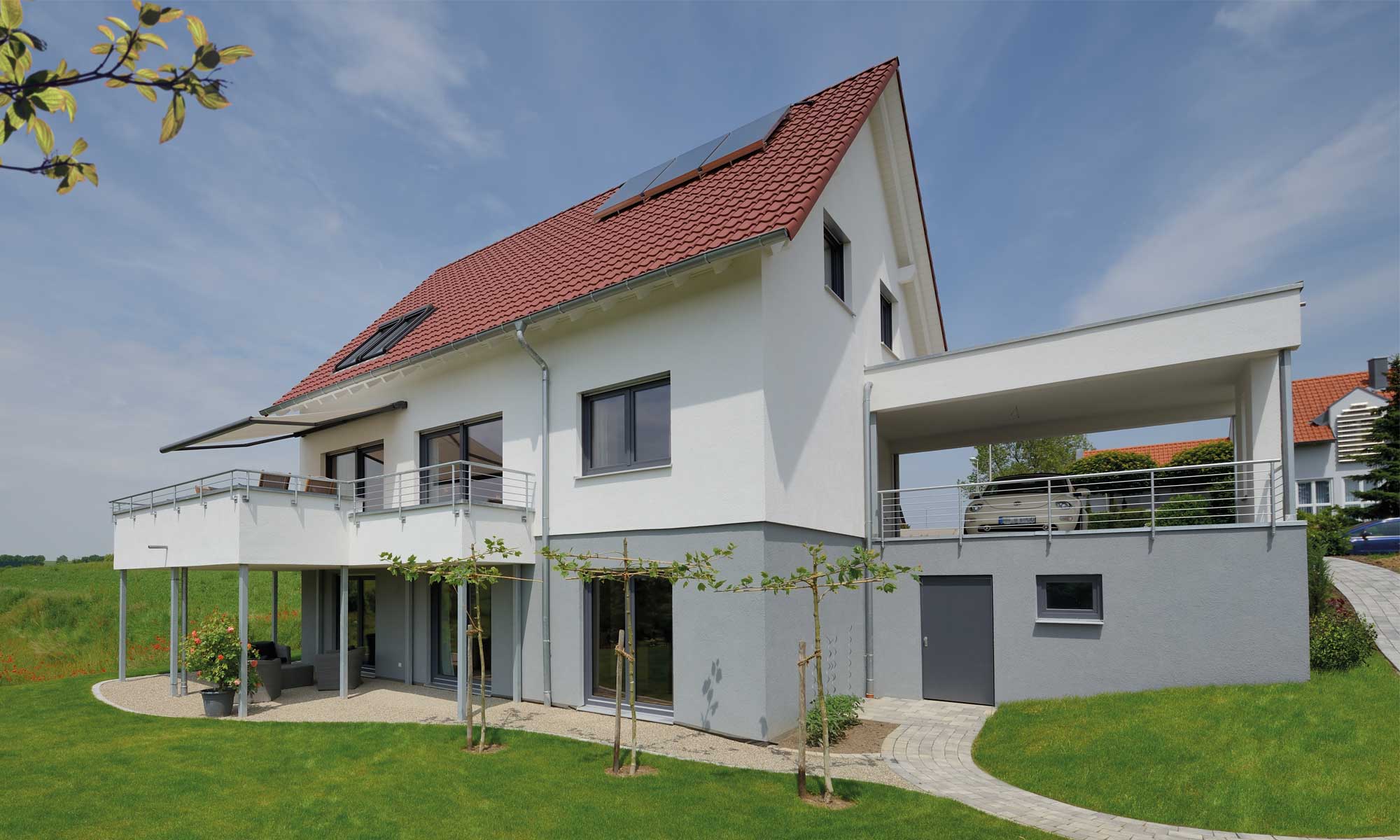 Außenansicht Haus Paxian von Fertighaus WEISS