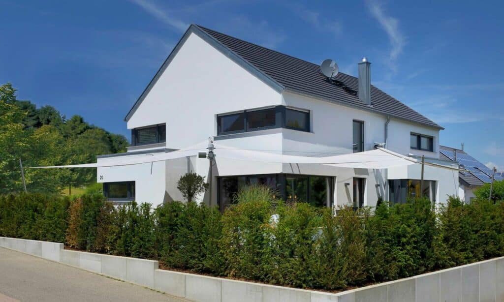 Außenansicht Haus Rumpp von Fertighaus WEISS