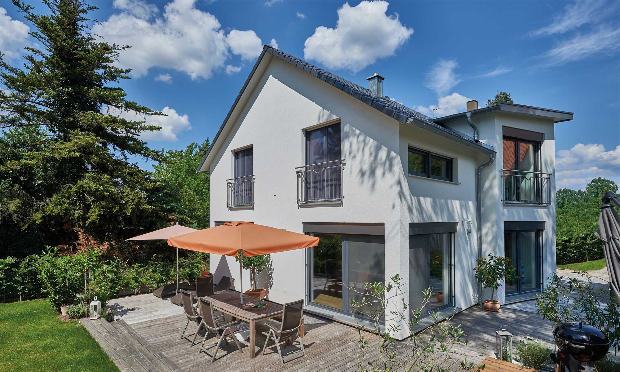 Außenansicht Haus Seidel von Fertighaus WEISS