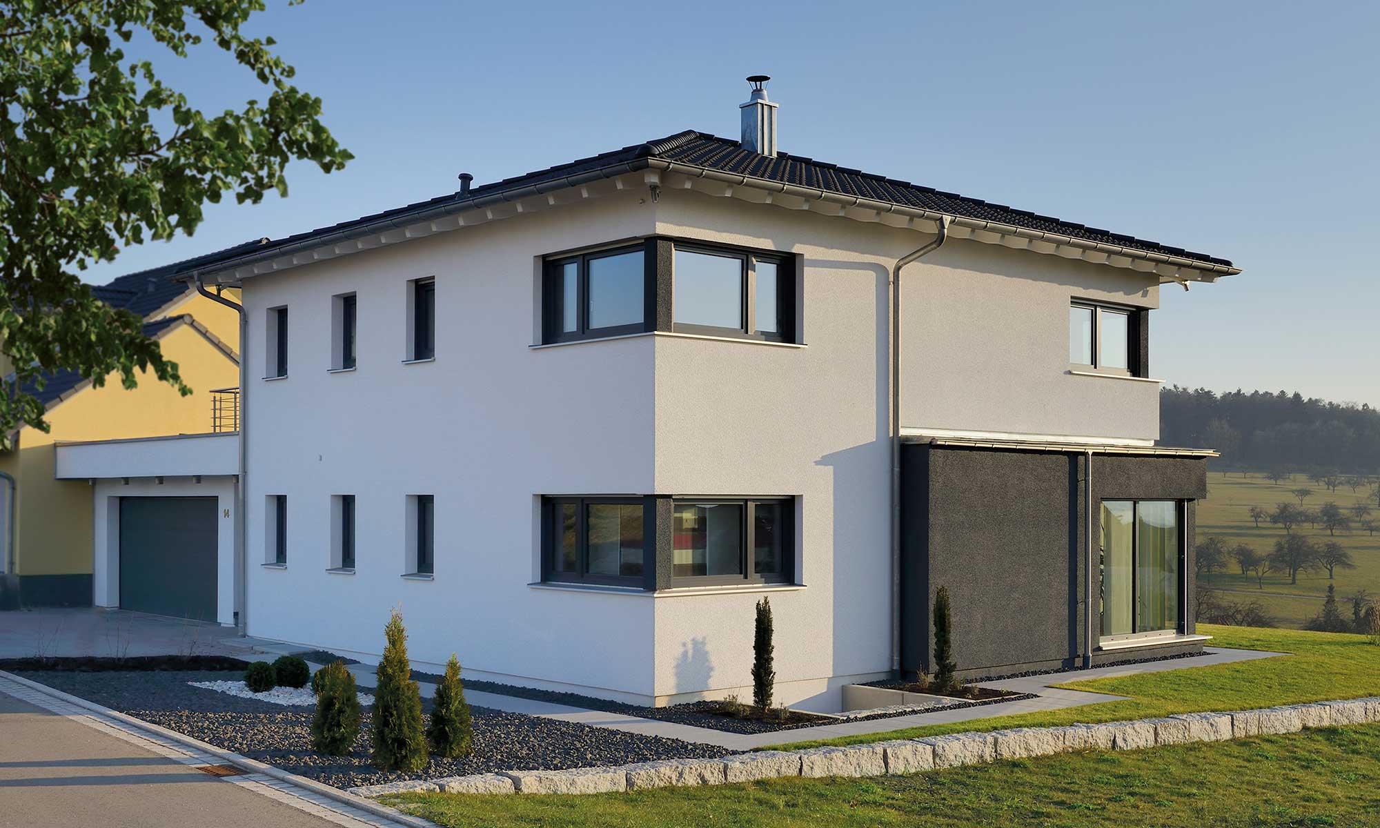 Außenansicht Haus Tanner von Fertighaus WEISS