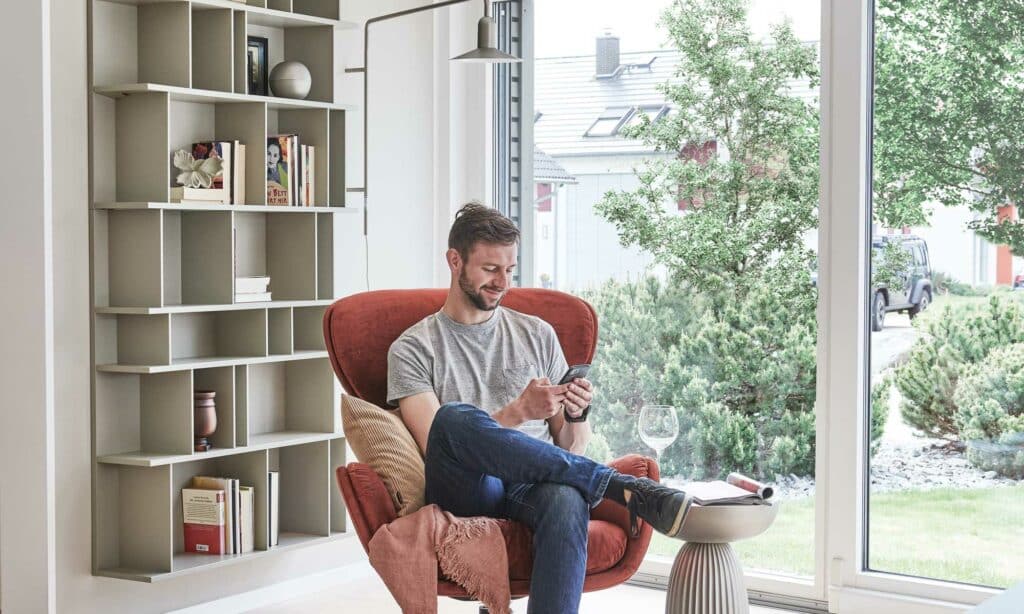 Leseecke Musetrhaus Erlangen von Fertighaus WEISS