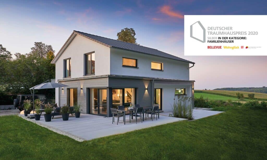 Deutscher Traumhauspreis 2020 für Haus Farber von Fertighaus WEISS