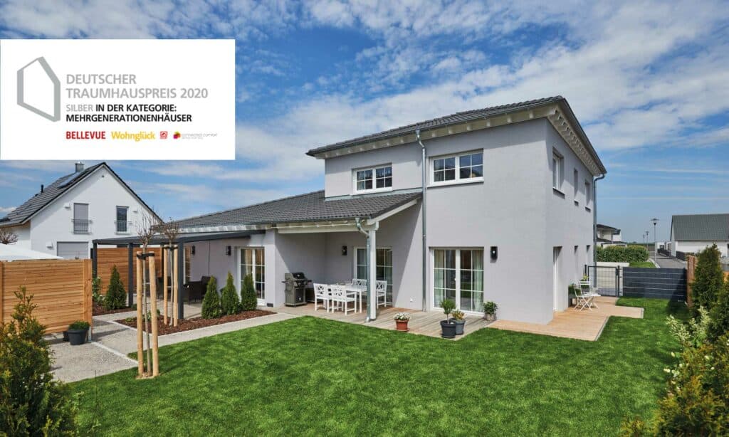 Deutscher Traumhauspreis 2020 für Haus Königs von Fertighaus WEISS