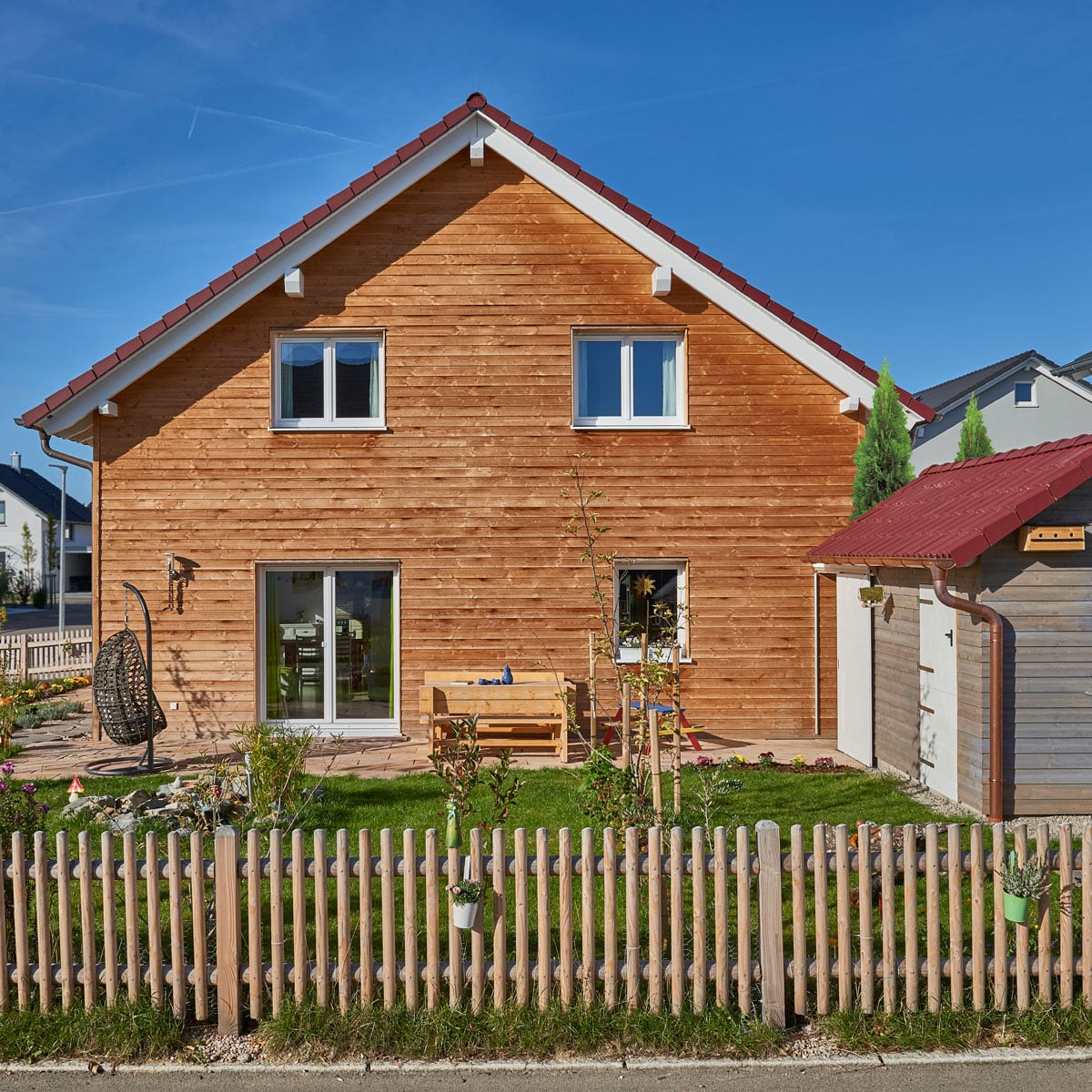 Garten Landhaus Schmahlfeldt von Fertighaus WEISS