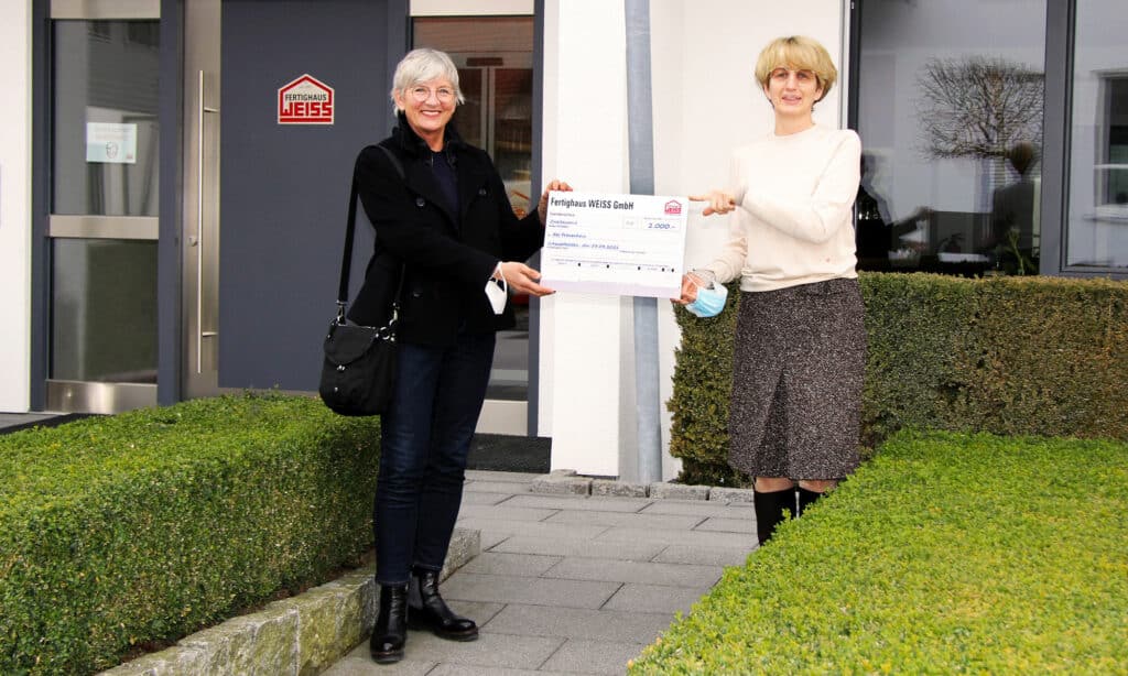 Spendenübergabe an das Frauenhaus in Schwäbisch Hall