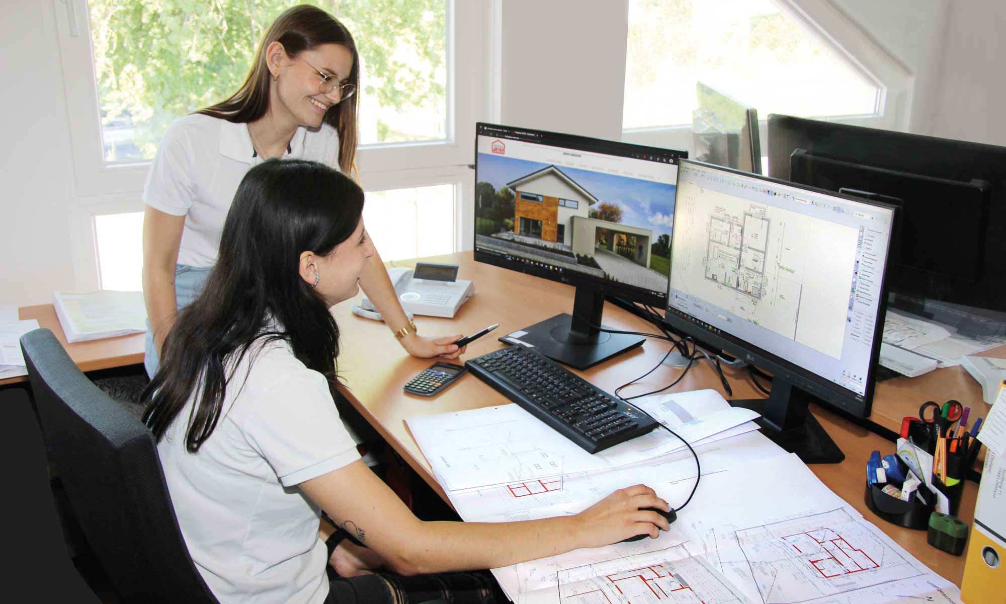 Ausbildung als Bauzeichner bei Fertighaus WEISS