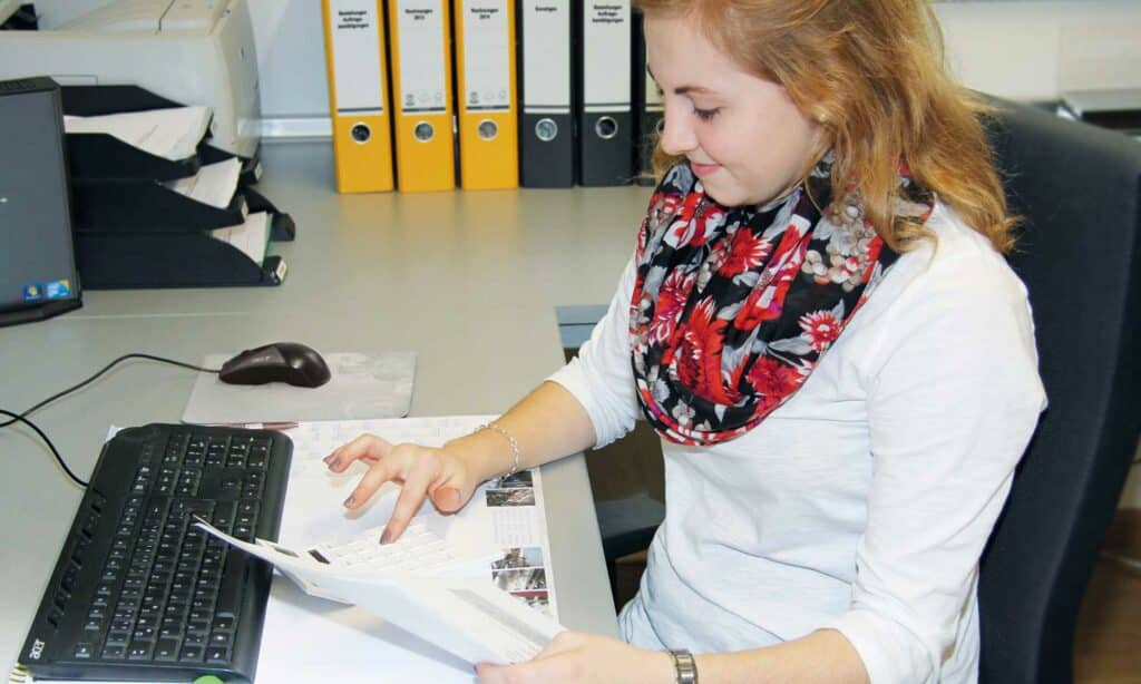 Ausbildung als Kaufmann/frau für Büromanagement bei Fertighaus WEISS