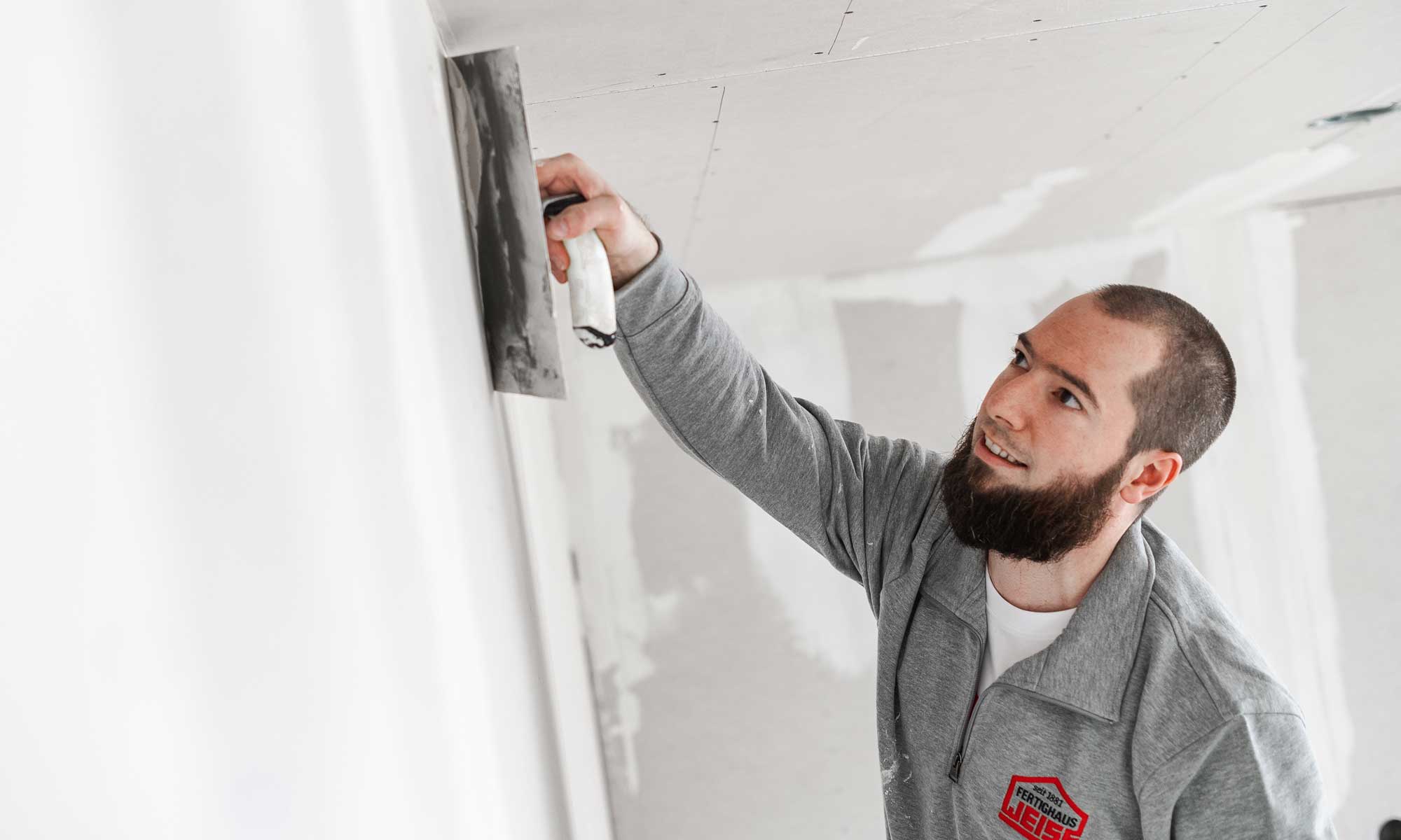 Bild Male Fertighaus Weiss