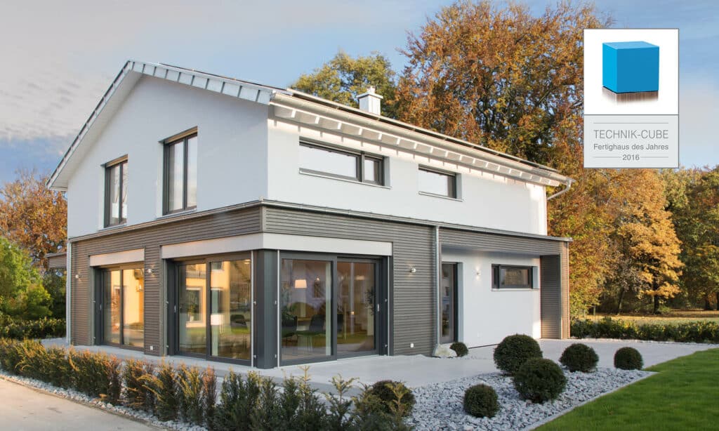 Technik Cube Musterhaus Ulm von Fertighaus WEISS
