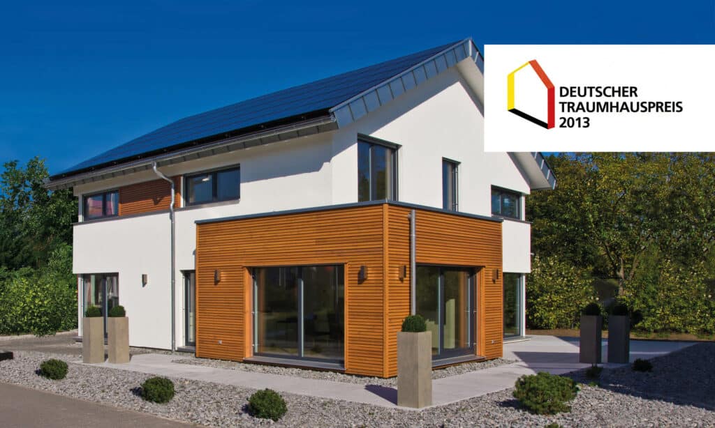 Deutscher Traumhauspreis 2013 Musterhaus Future Mannheim von Fertighaus WEISS
