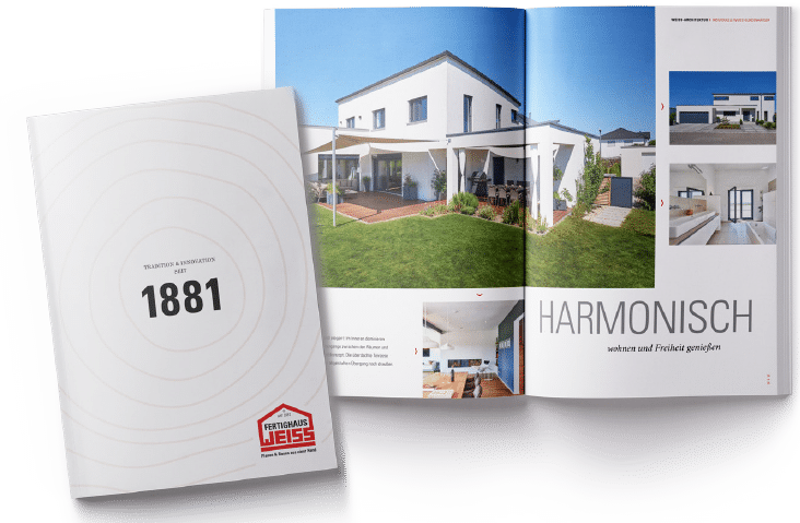 Informationsmaterial bestellen von Fertighaus WEISS