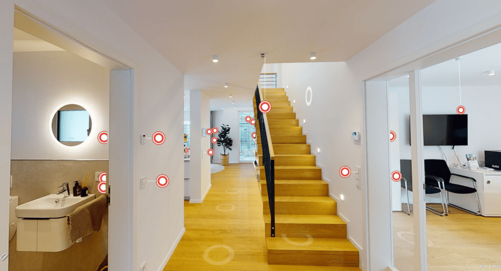 Matterport von Warema bei Fertighaus WEISS