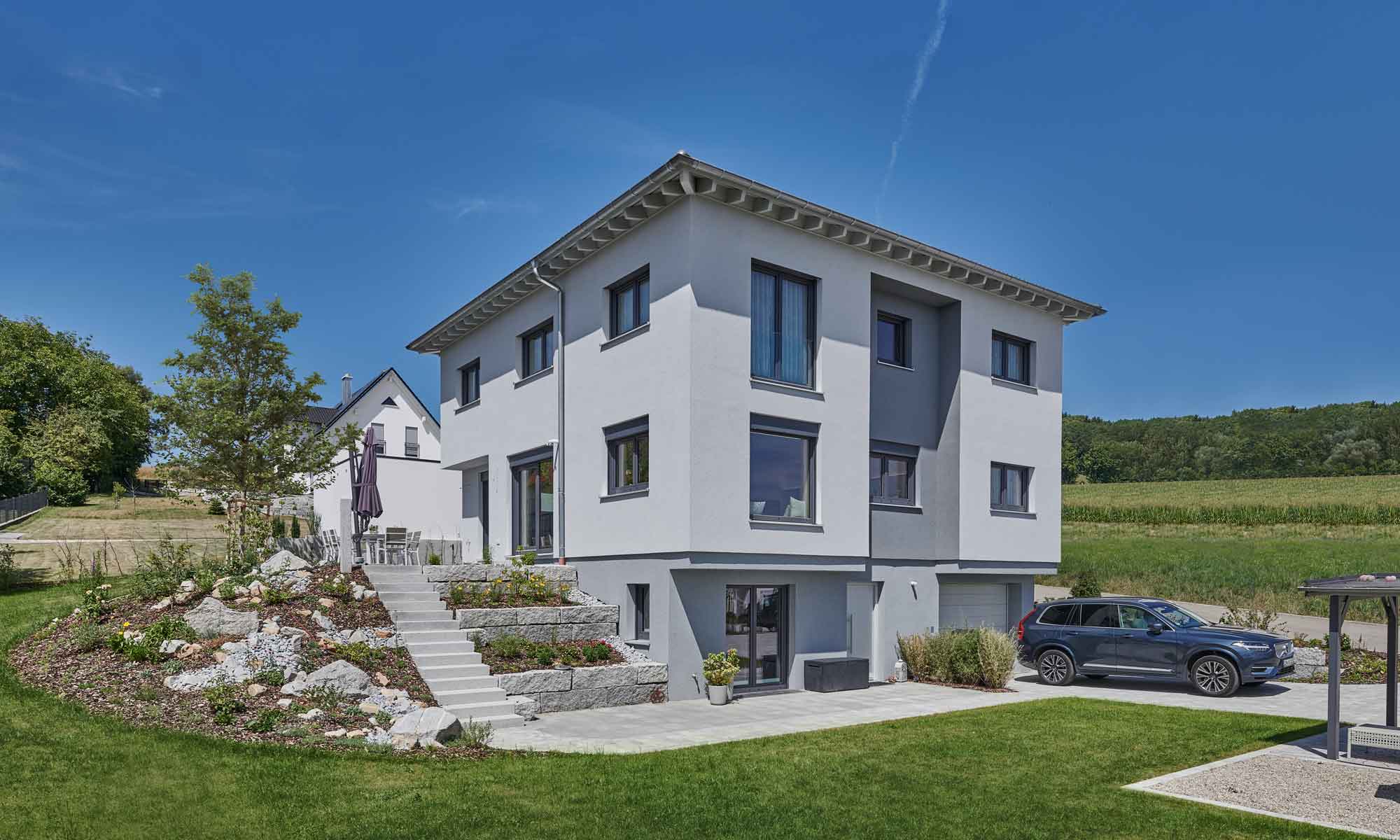 Außenansicht Haus Kaag von Fertighaus WEISS