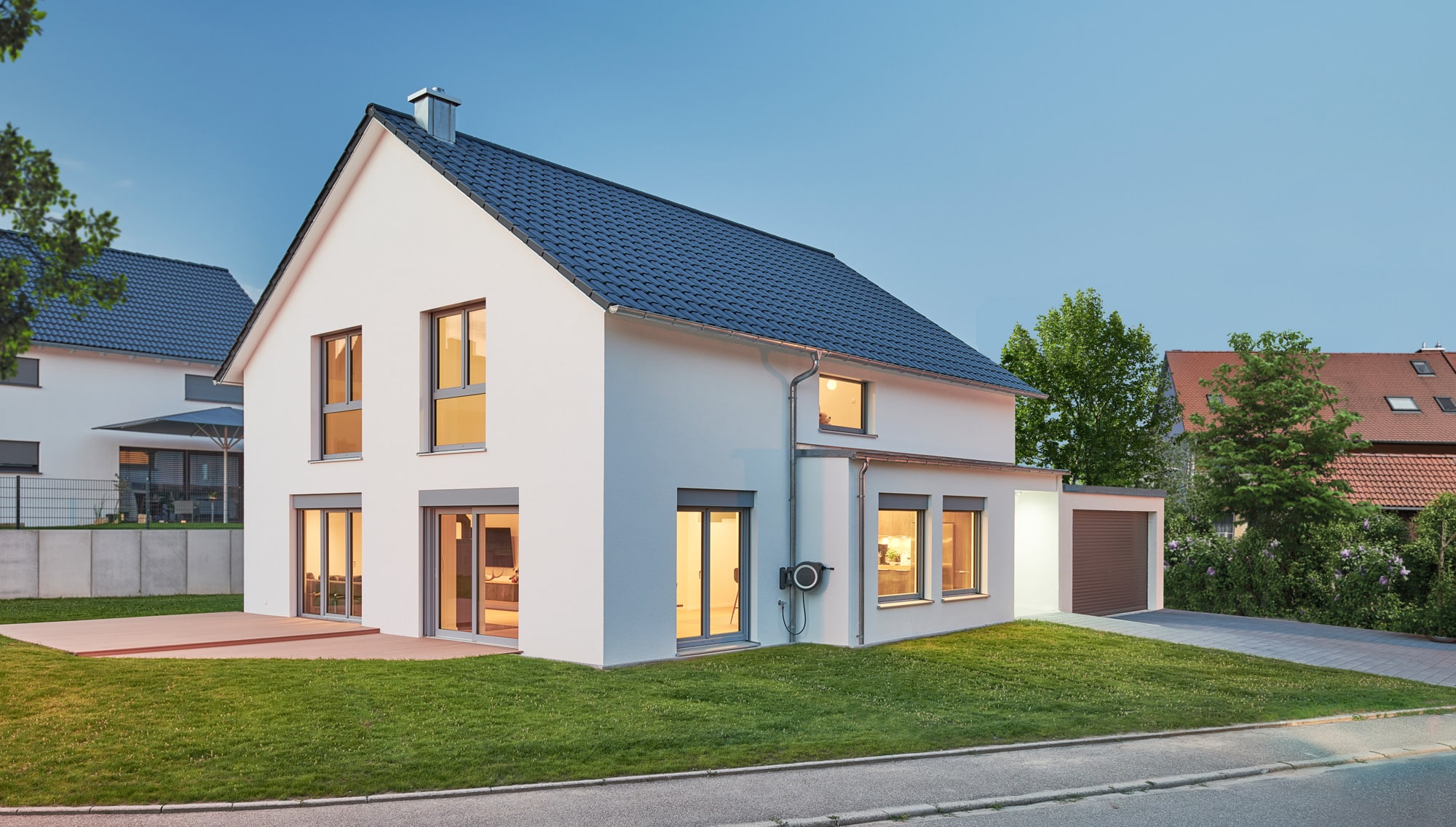 Außenansicht Haus Martig von Fertighaus WEISS