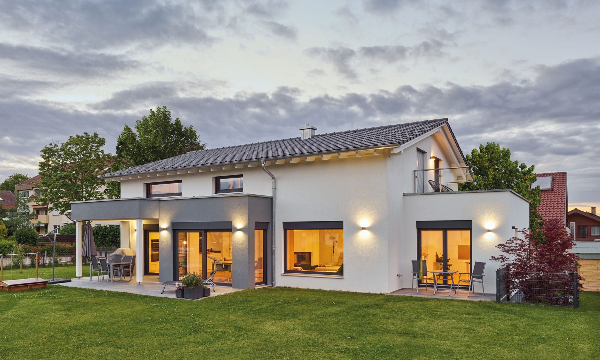 Garten von Haus Hendrich von Fertighaus WEISS