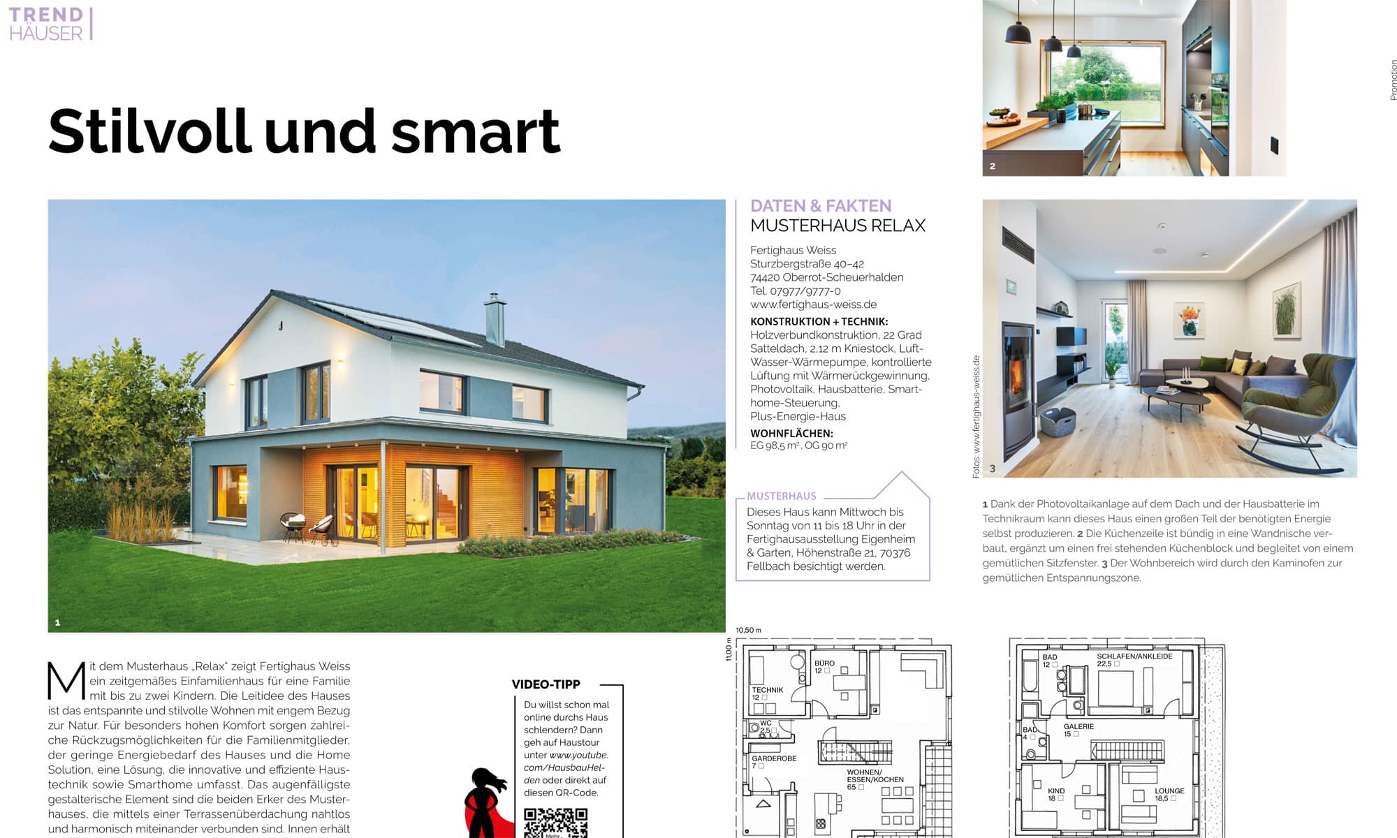 Pressebericht Fertighäuser Musterhaus Relax Fellbach