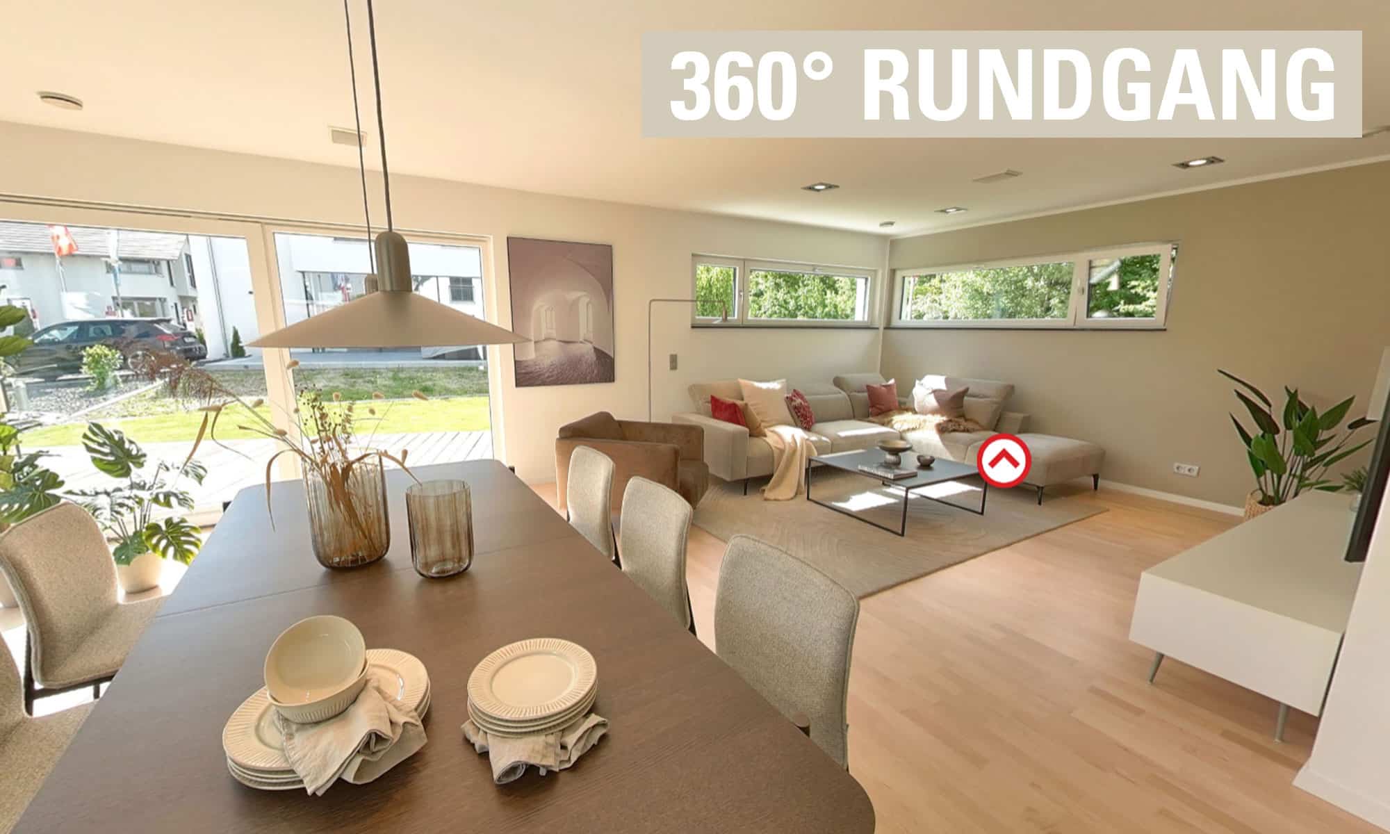 360 Grad Rundgang im Musterhaus Erlangen