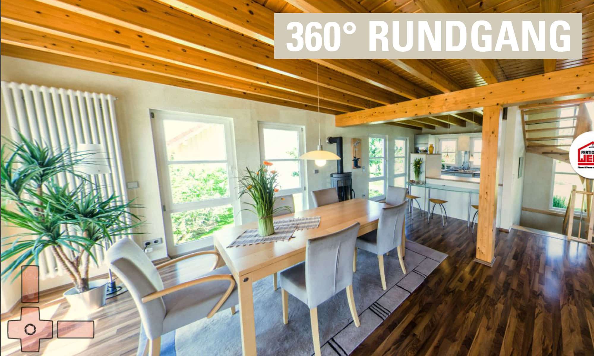 360 Grad Rundgang im Musterhaus Vision Oberrot