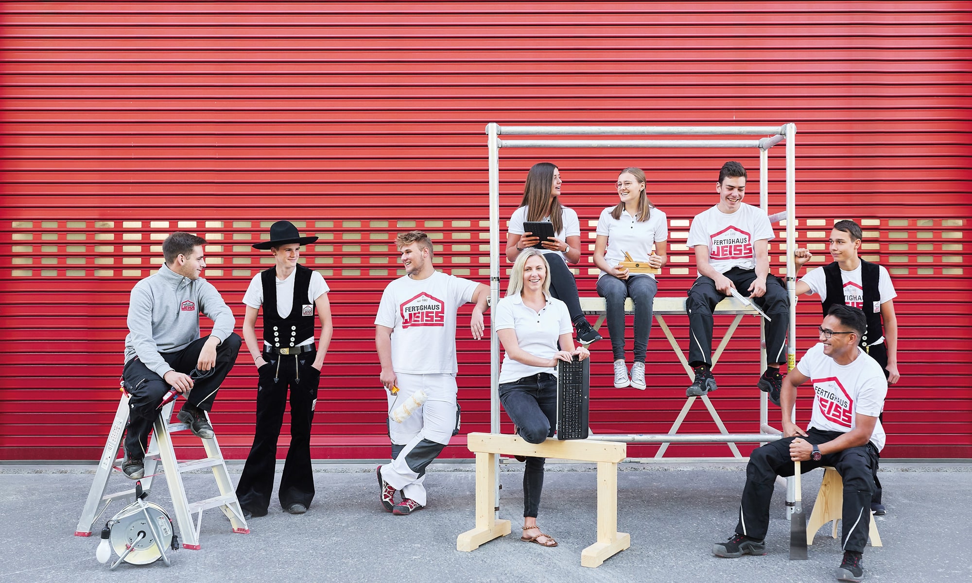 Azubis von Fertighaus WEISS