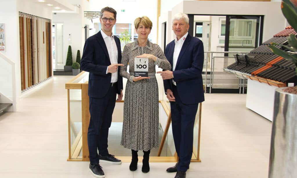 Fertighaus WEISS im Innovationswettbewerb TOP 100 ausgezeichnet.