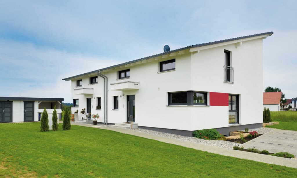 Doppelhaus Berroth von Fertighaus WEISS