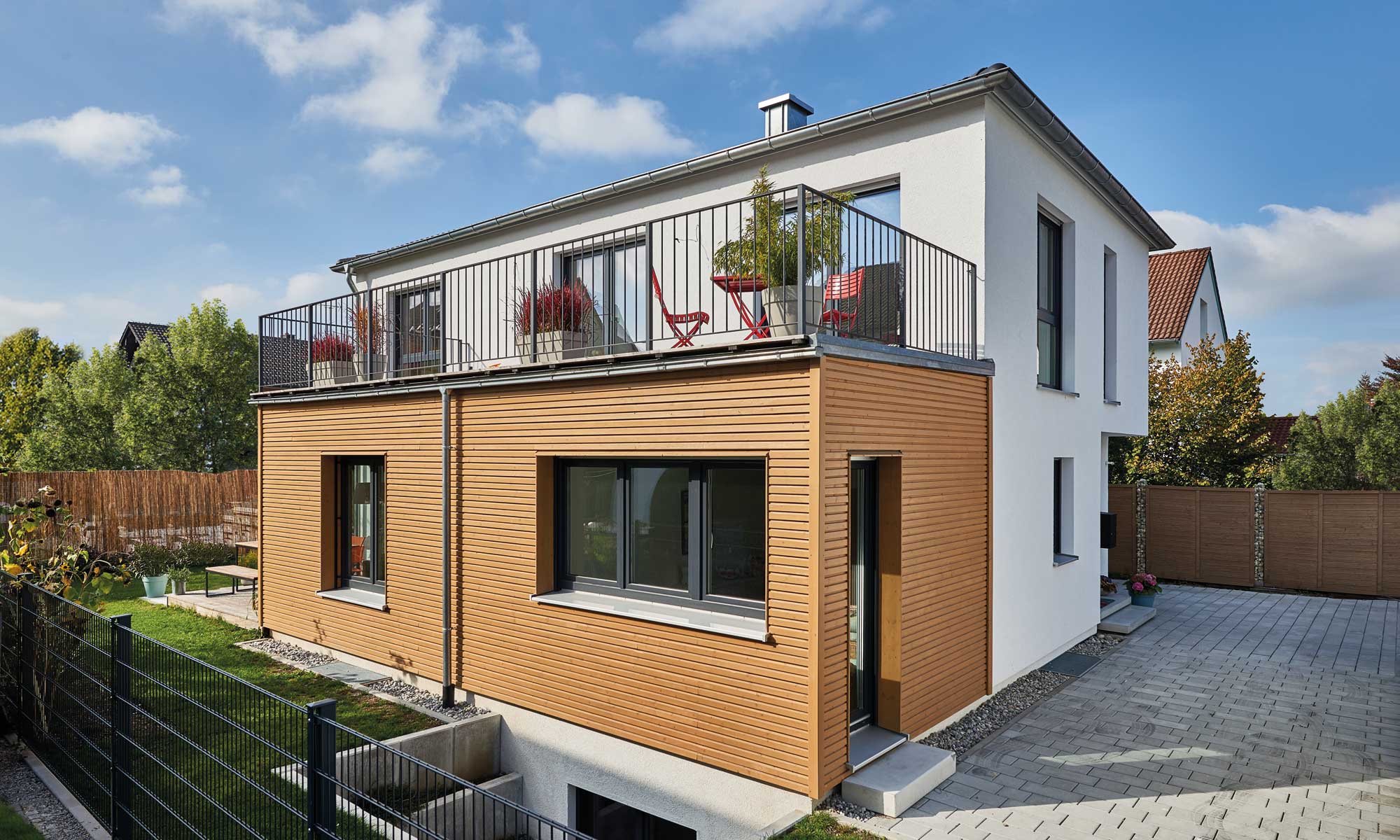 Haus Weinberg Fertighaus WEISS