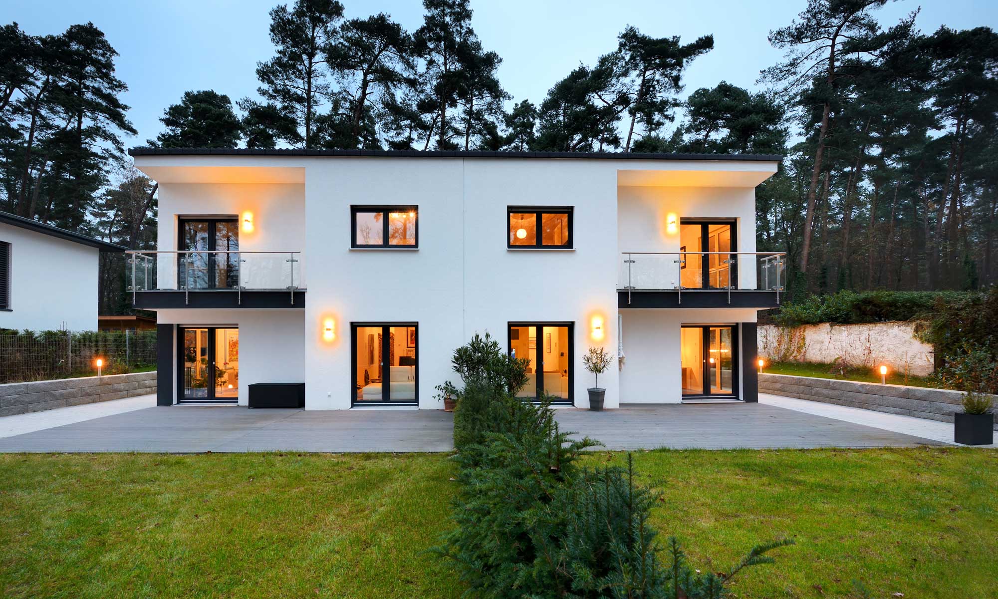 Doppelhaus Knüpfer-Schmenger von Fertighaus WEISS