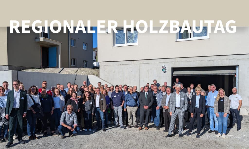 Regionaler Holzbautag bei Fertighaus WEISS