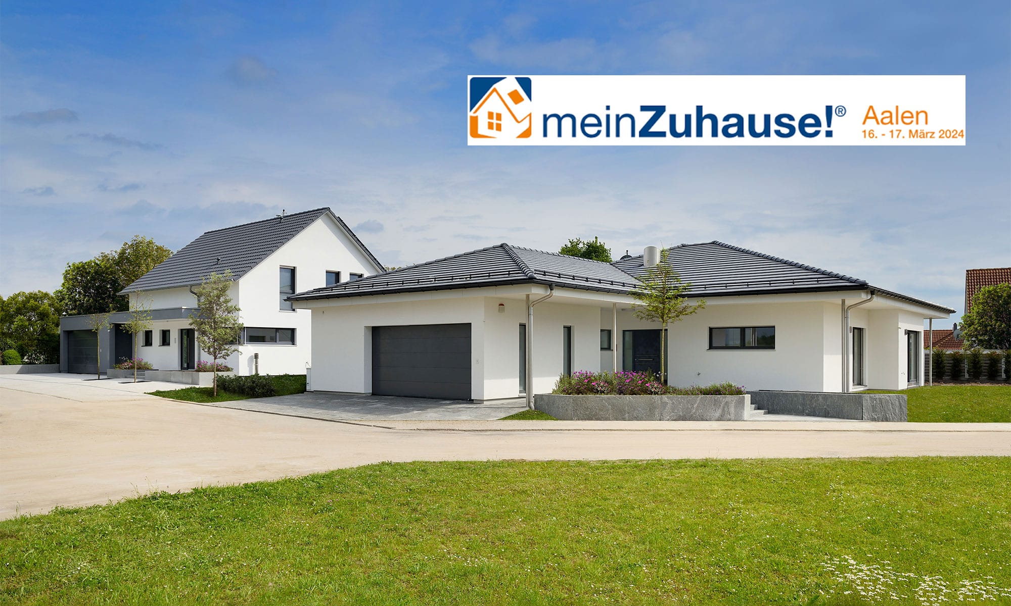 Luftaufnahme vom Werk von Fertighaus WEISS